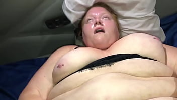 TreyLongzXXX With Red-haired Plus-size Who Sucks, Fucks, And Uses Fucktoy Until She Splashes Inwards An Eighteen Wheeler Semi Truck Point of view