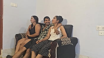 Hanif and Adori and nasima - Desi fucky-fucky Gargle and Big black cock porno for Bengali Cumsluts 3 way A studs 2 damsels smash