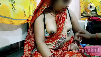 Priya ne apne bhanjhe se gaad marwa li indian step Mami romp clear hindi vioce