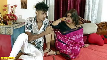 Indian Fresh Stepmom VS Nubile Guy Super-fucking-hot Gonzo Sex! drills stepmother