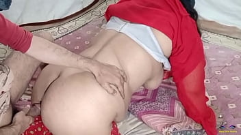 Desi susar (step Daddy in Law) ass-fuck romped her Bahu (stepdaughter in law) Netu in clear hindi audio while Netu Said \