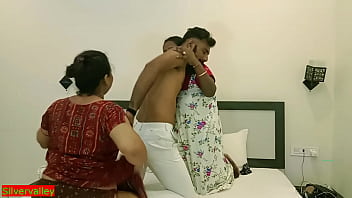 Indian Bengali housewife and her steaming unexperienced threeway intercourse ! With Muddy audio