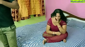 Indian Super-fucking-hot hardcore bhabhi having bang-out with puny man-meat boy! She is not happy!