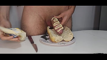 Food porno #1 - Sandwich,  wrecking all with my schlong