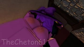 Roblox Futa ravages a witch lady in the village