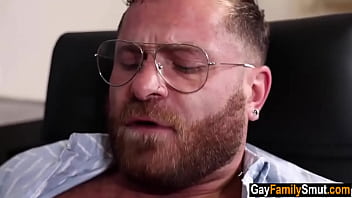 Amateur boy's first-ever time homosexual hookup with step-father