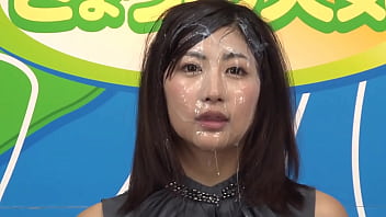 News Announcer BUKKAKE, Japanese, censored, 2nd female