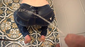 Desperate Piss in Denim next He Piss on My Donk