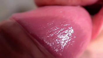 Blowjob, from the rear and mouth-watering pop-shot closeup macro