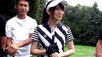 Schoolteacher and other Folks converse Asian Teenage to Blowbang at Golf Lesson