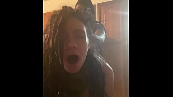 Cool latina dreadhead gets leaned over kitchen counter and gets her brains drilled out